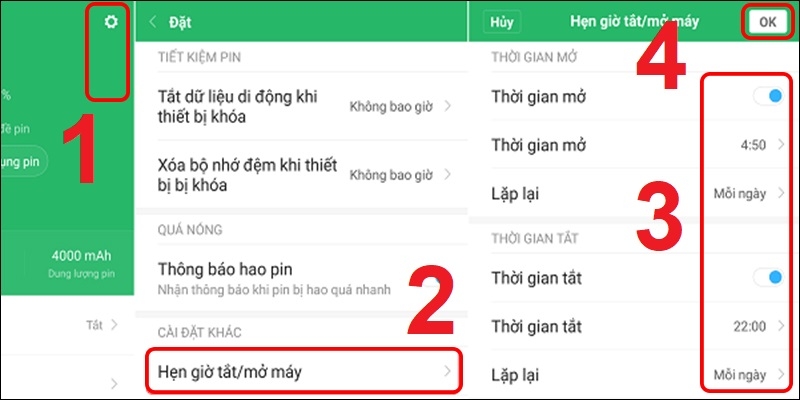 điện thoại samsung bị hư nút nguồn 6