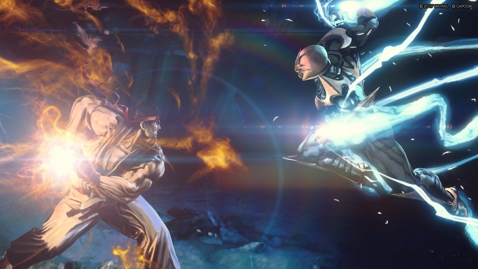 Đồ họa sắc nét ấn tượng trong game Ultimate Marvel vs Capcom 3