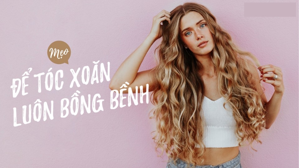 Tóc mái dài uốn xoăn
