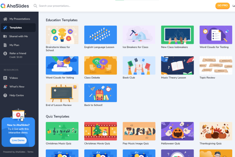 Cách tạo câu hỏi trắc nghiệm trên slide để thuyết trình với phần mềm AhaSlides - hình 3