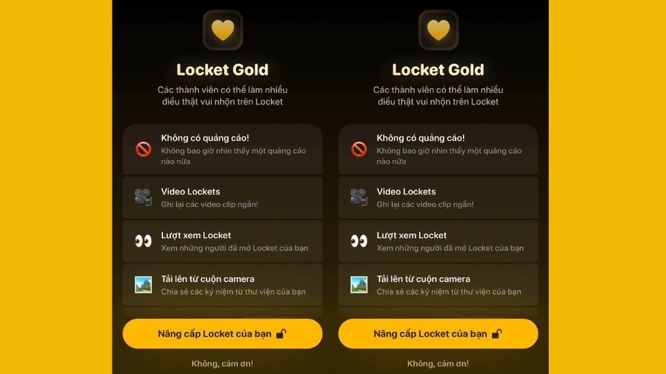 Có thể tải ảnh từ thiết bị di động lên Locket không?