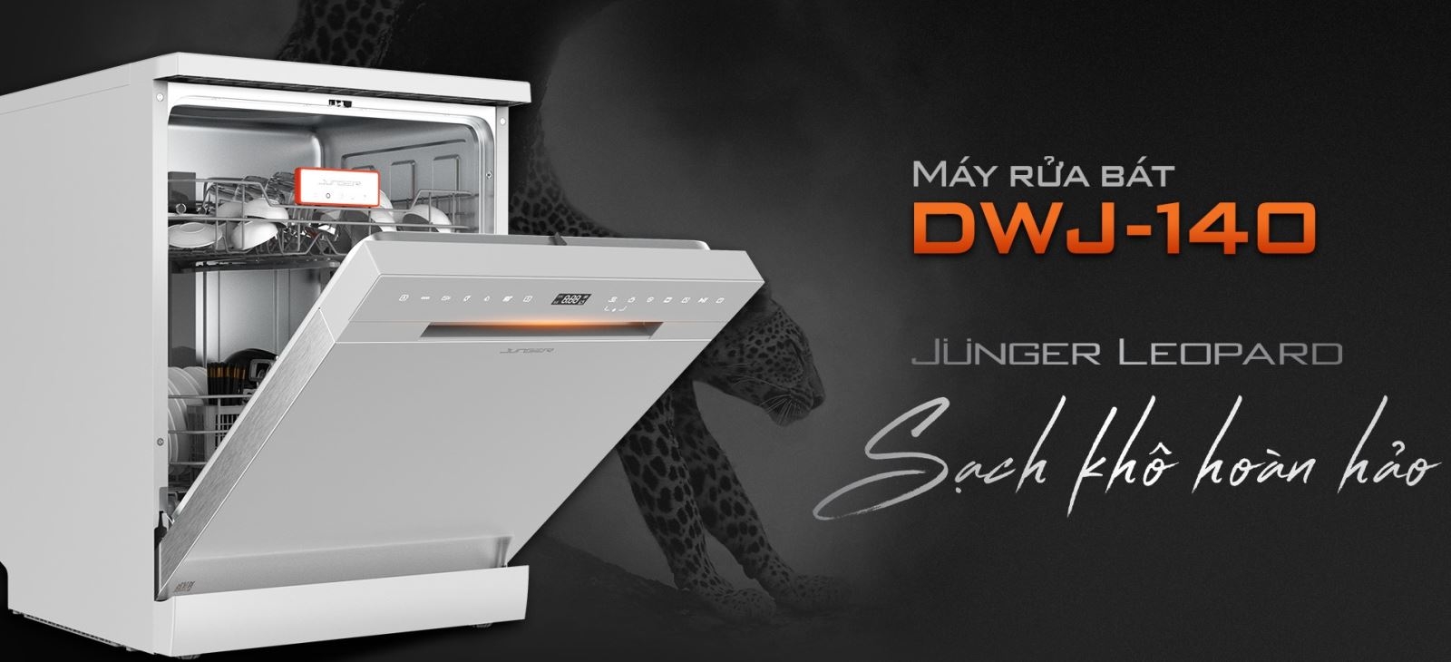Máy rửa chén âm tủ Junger DWJ-140