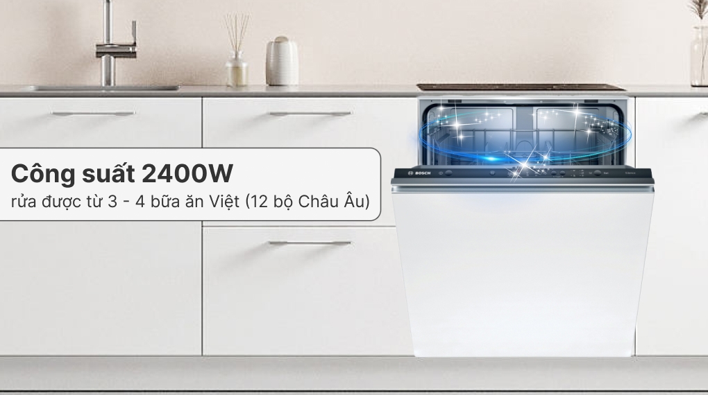 Máy rửa chén âm tủ Bosch SMV25BX03R