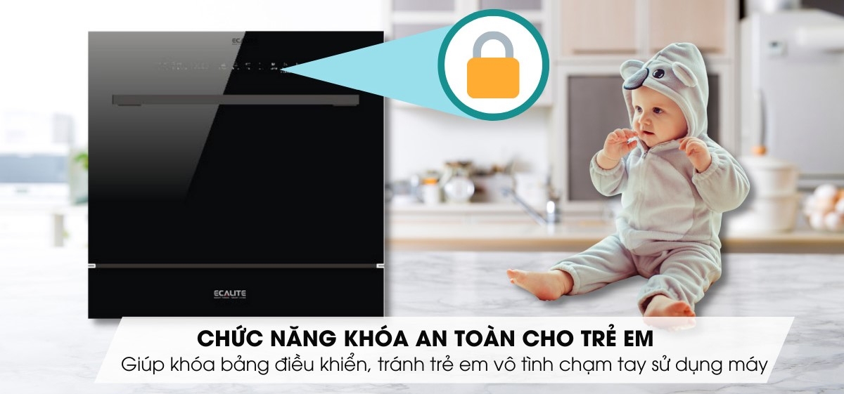 Tính năng khóa an toàn cho trẻ nhỏ