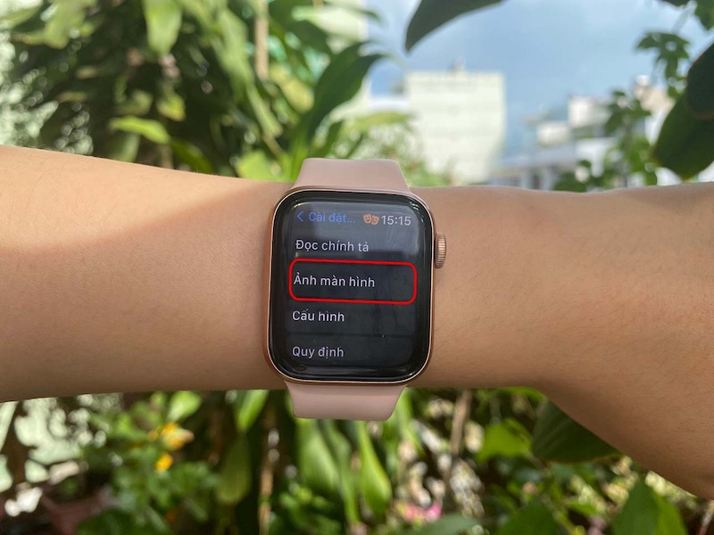 chụp màn hình Apple Watch - hình 1