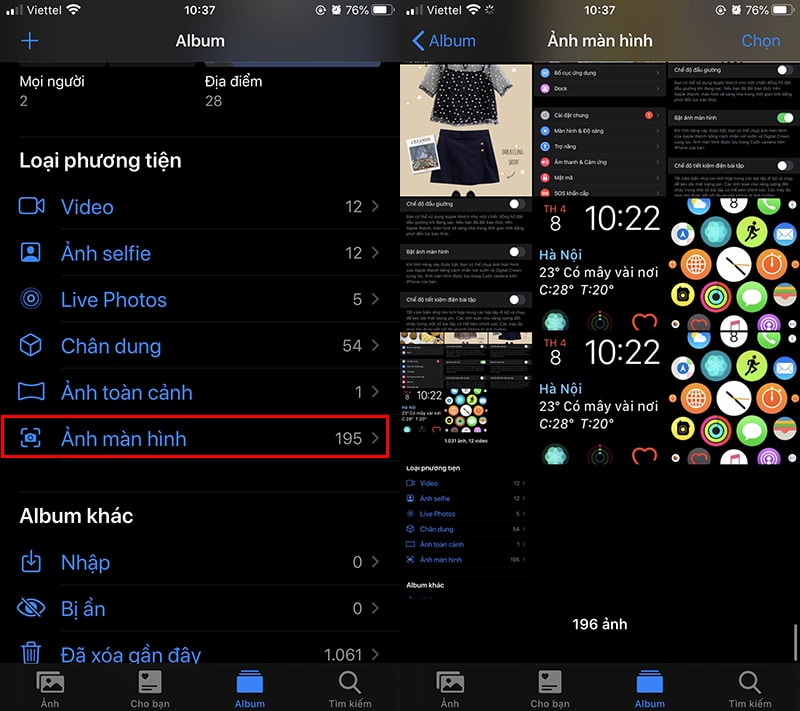 chụp màn hình Apple Watch - hình 6