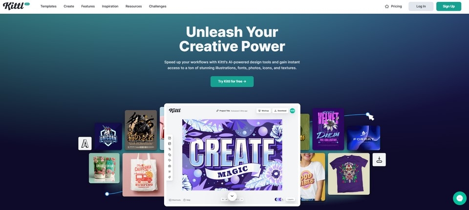 Đánh giá những template có trên Kittl