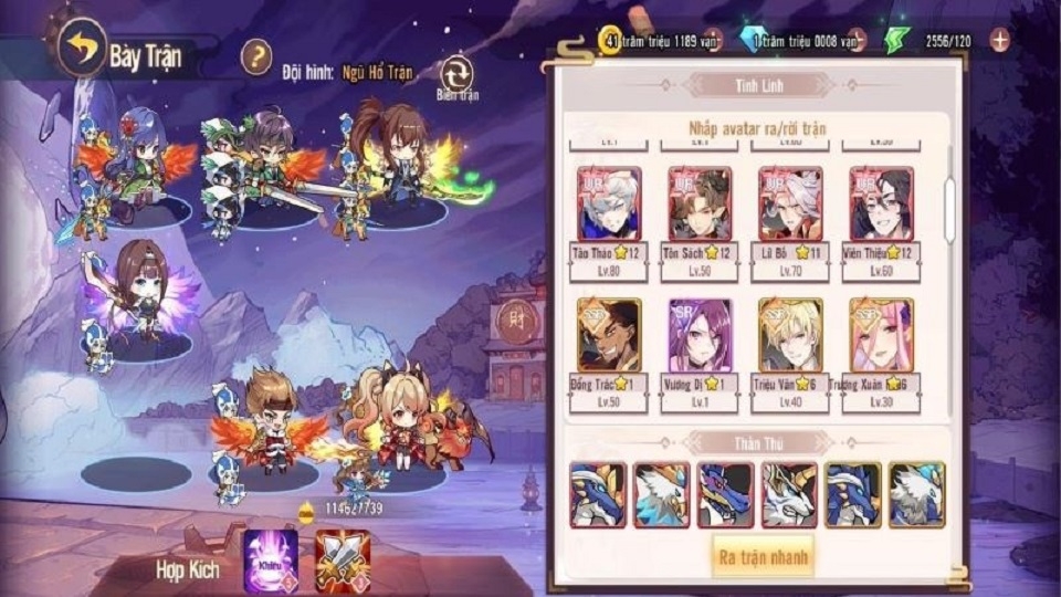 Trang bị game phong phú đa dạng