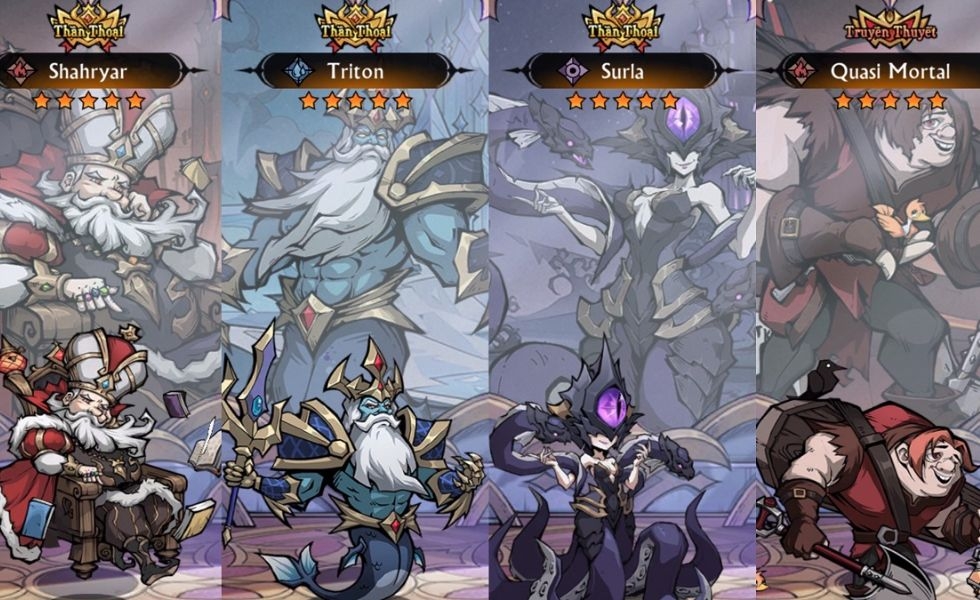 đội hình game Idle Wonderland