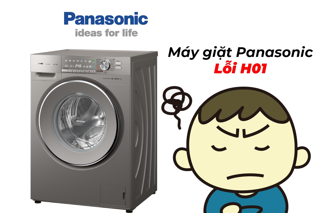 Máy giặt Panasonic báo lỗi H01 2