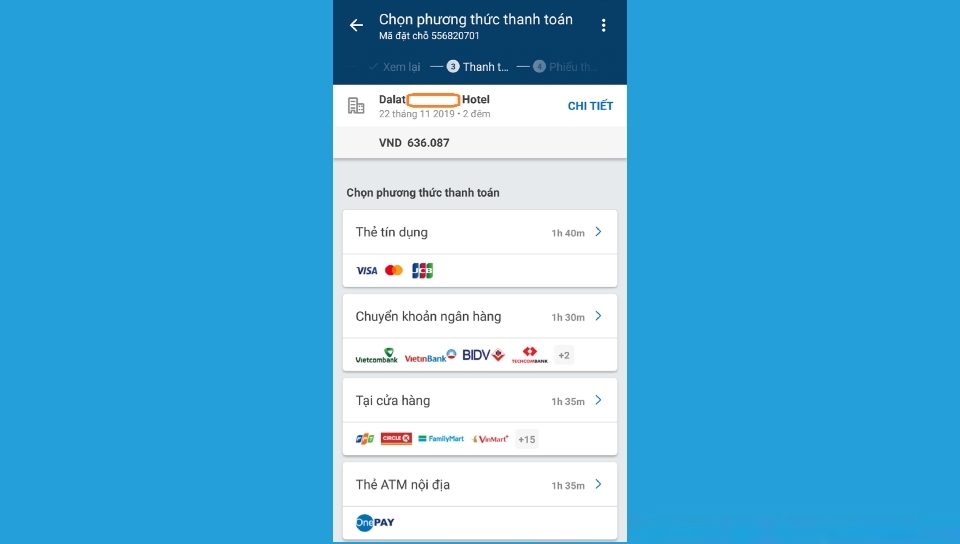 Thanh toán trên Traveloka có những phương thức nào?