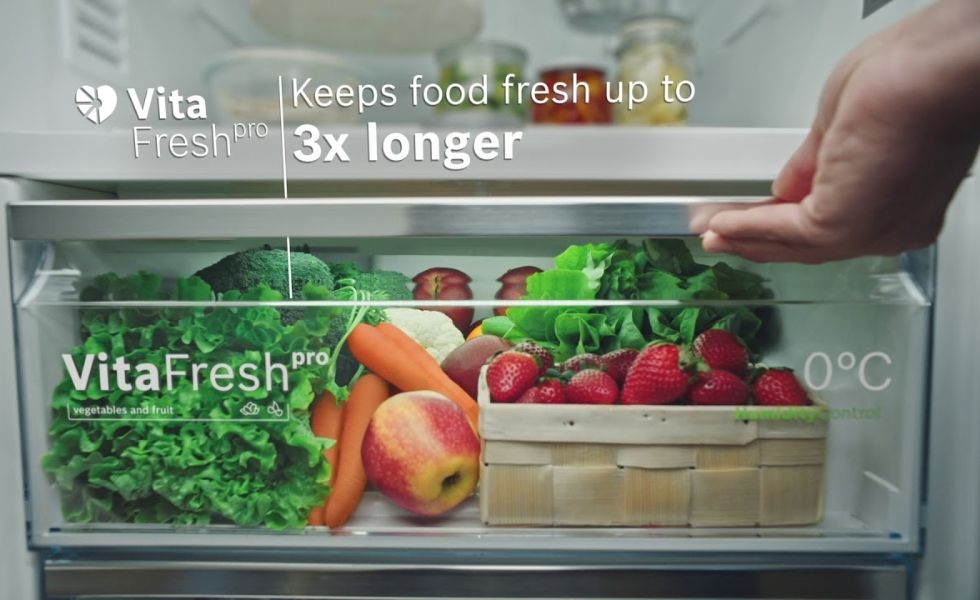 Công nghệ VitaFresh của tủ lạnh Bosch 