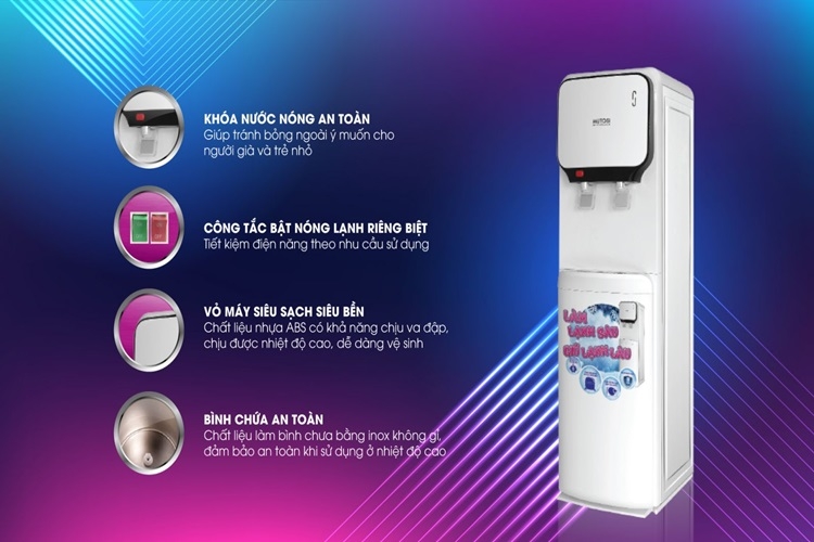 Cây nước nóng lạnh không dùng bình là gì? Những tiện ích của cây nước nóng lạnh không dùng bình 5