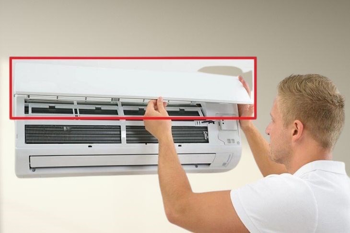 Cách tháo mặt nạ máy lạnh Panasonic - hình 2