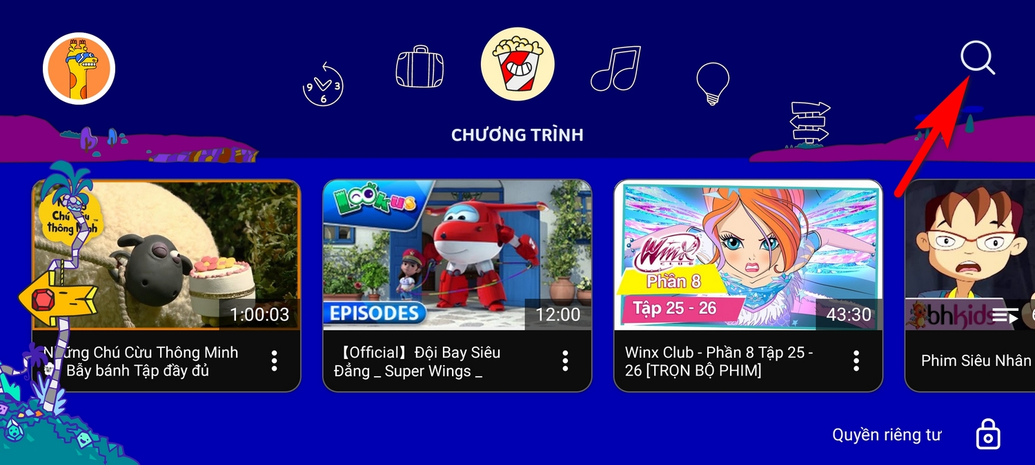 cách chặn kênh youtube không cho trẻ em xem 10