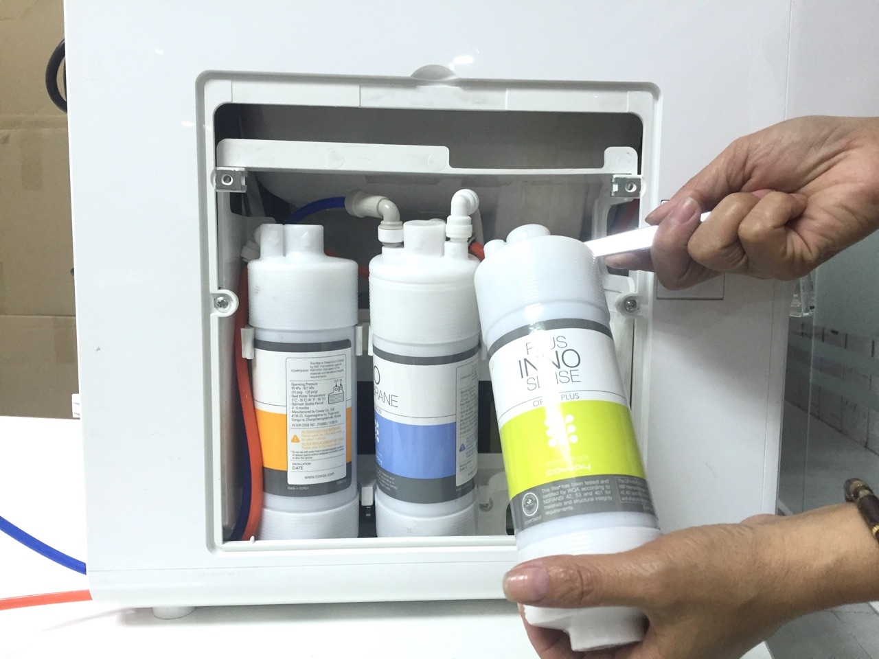 Chú ý thay lõi lọc định kỳ