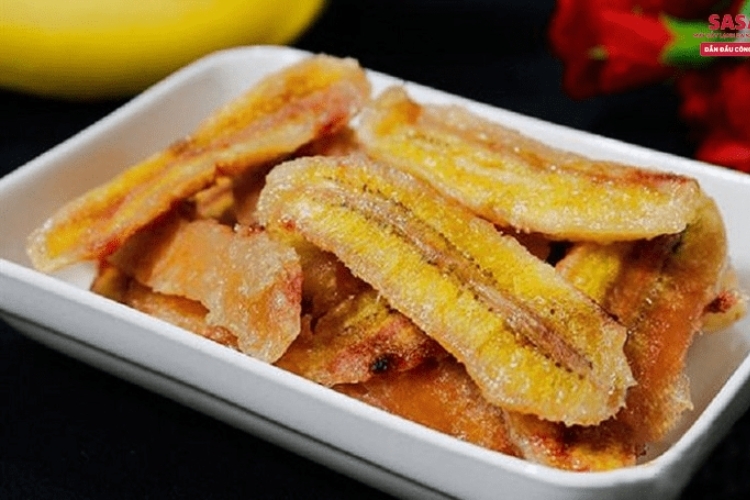 Thành phẩm và bảo quản chuối sấy dẻo