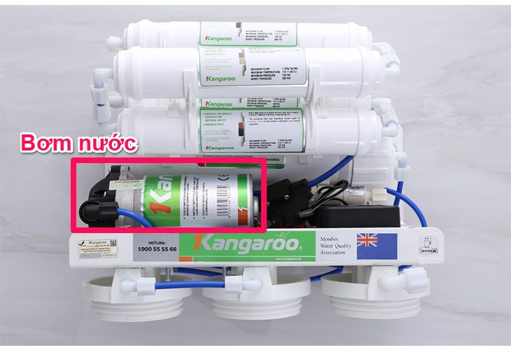 Máy lọc nước đóng ngắt liên tục do máy bơm yếu