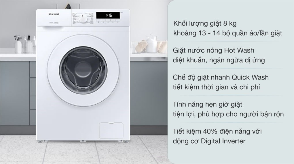 Máy giặt nước nóng 05