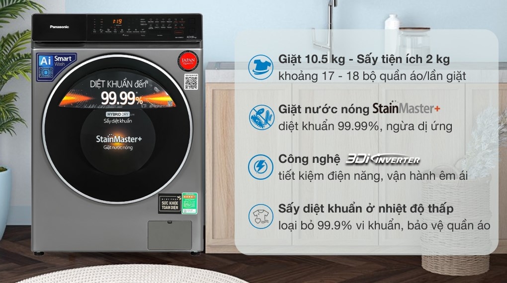 Máy giặt nước nóng 09