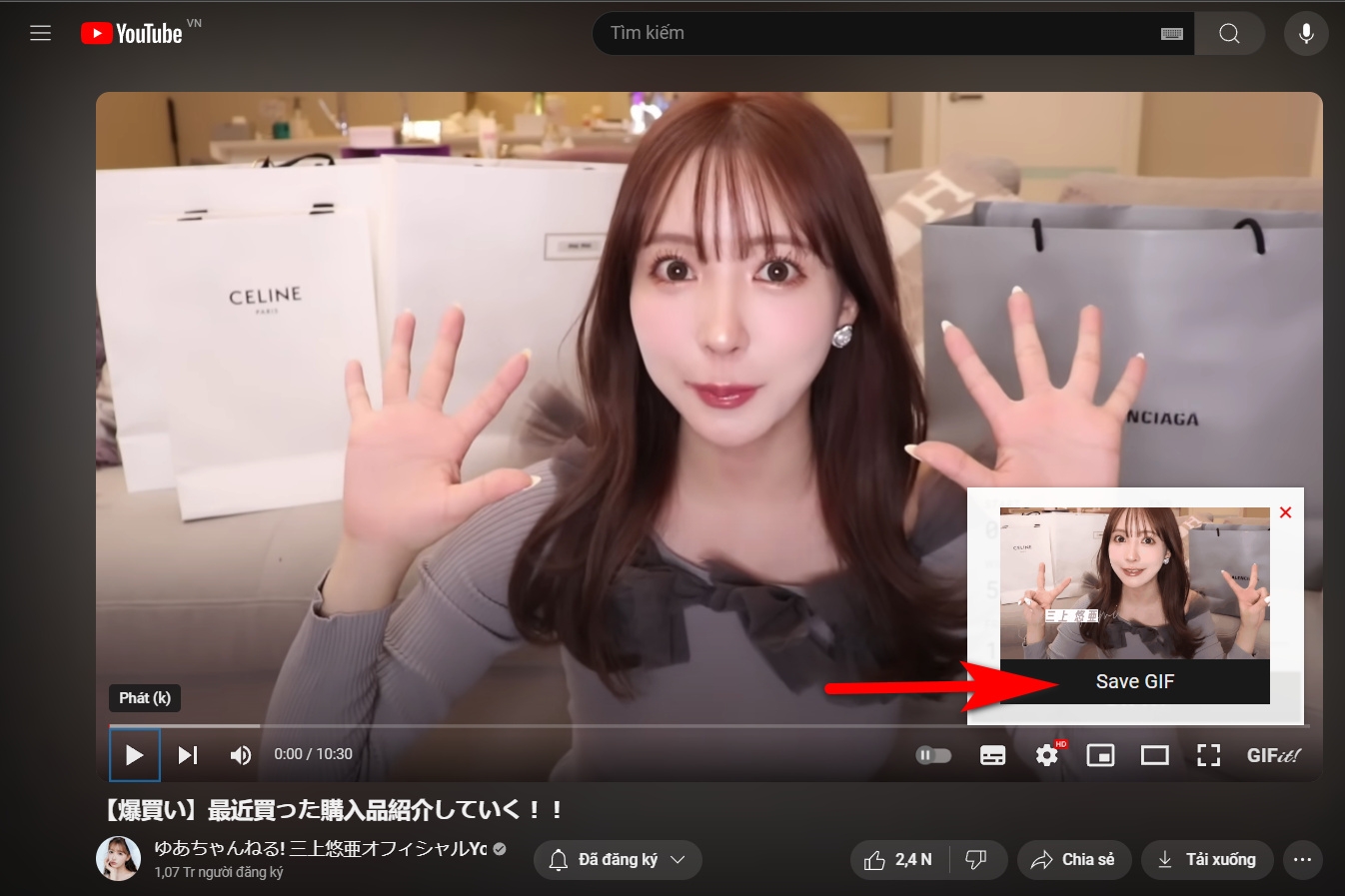 tạo ảnh gif từ video 19