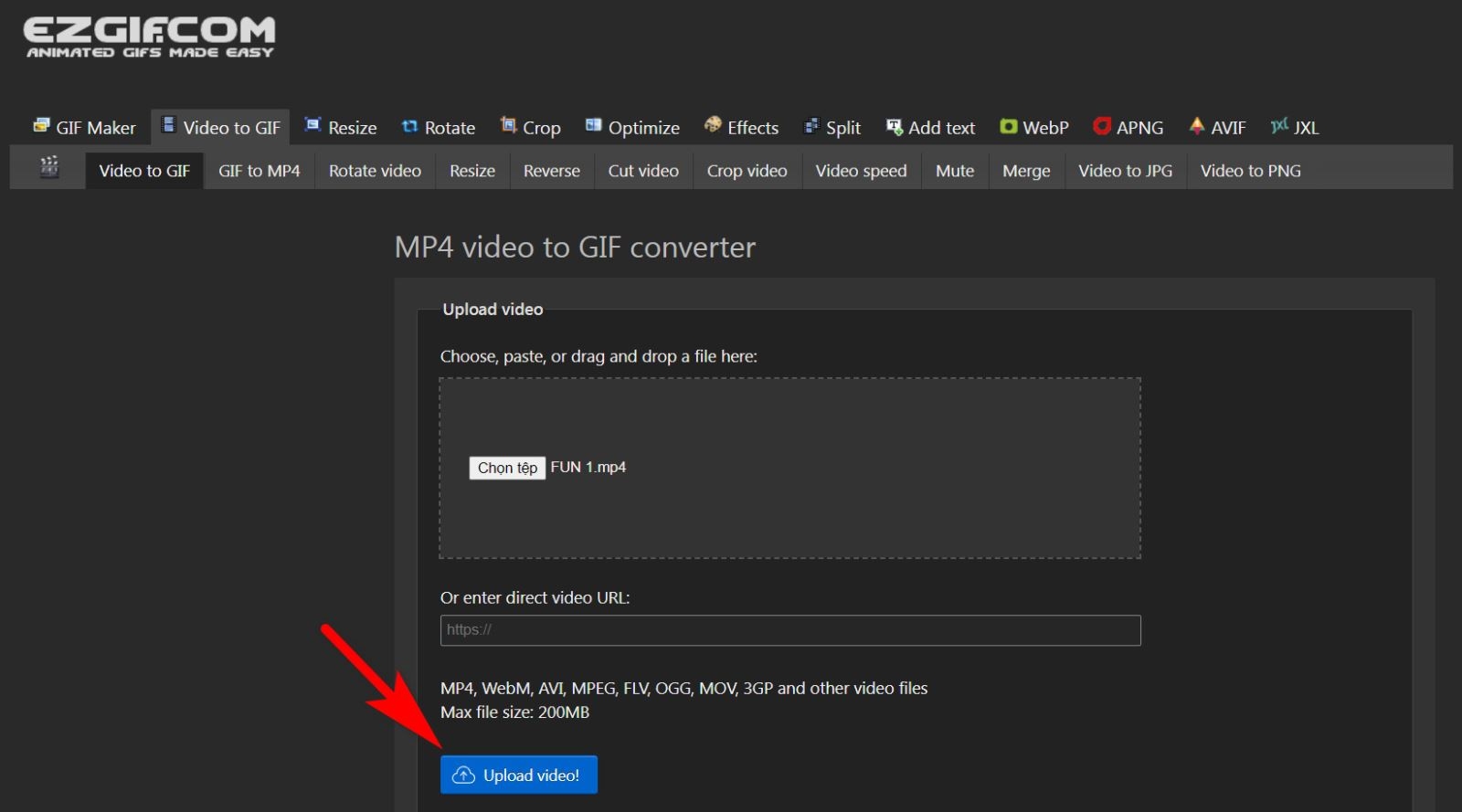 tạo ảnh gif từ video 27