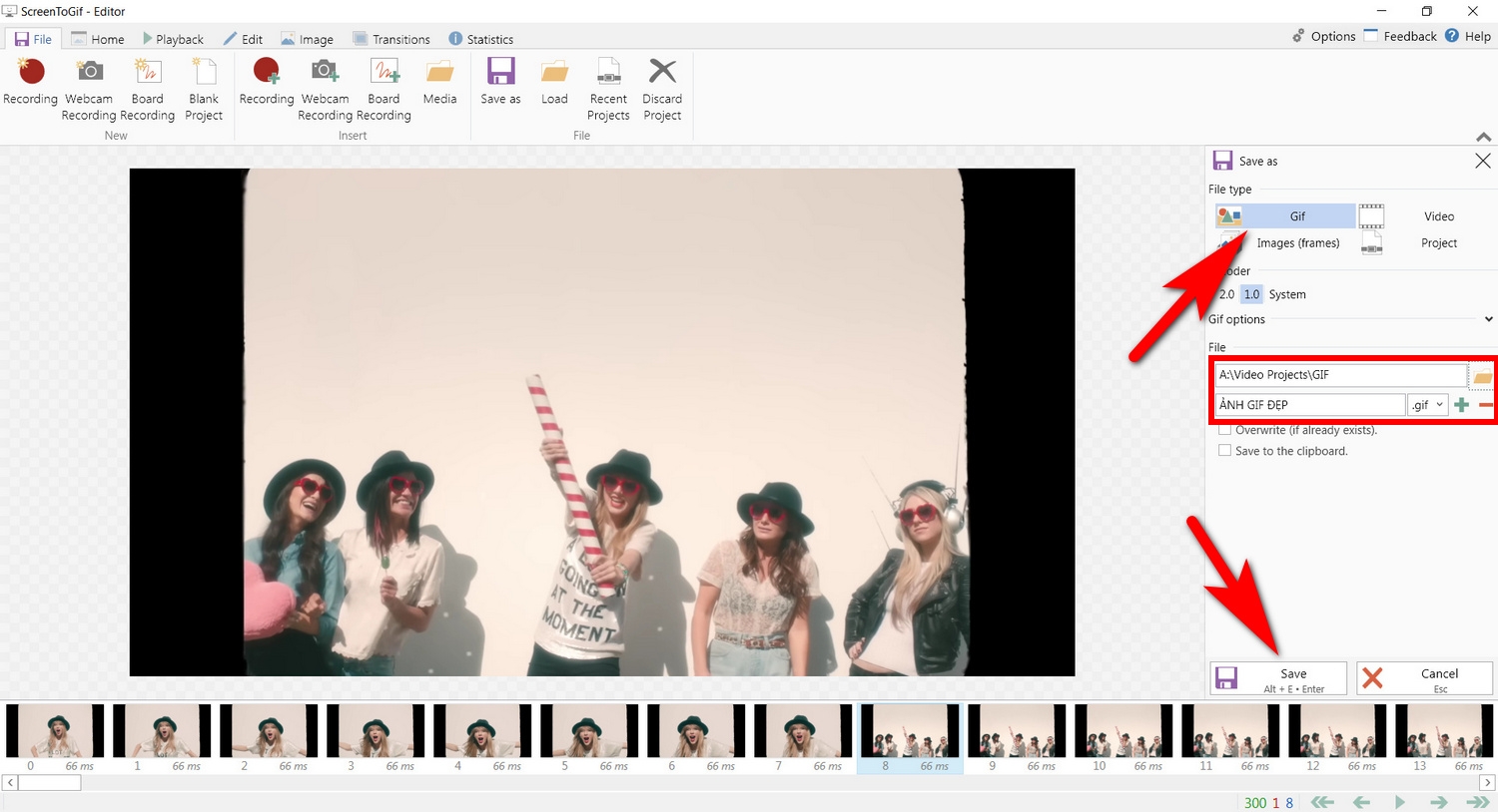 tạo ảnh gif từ video 49