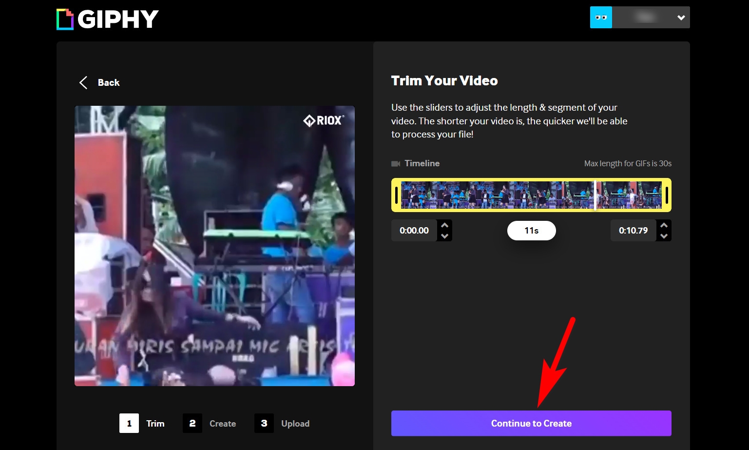 tạo ảnh gif từ video 23
