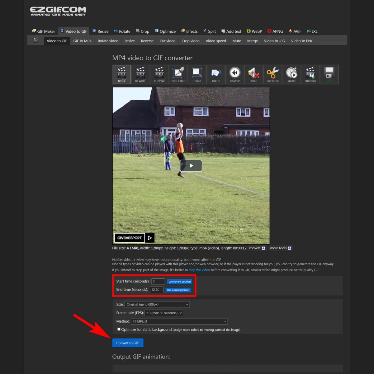 tạo ảnh gif từ video 28