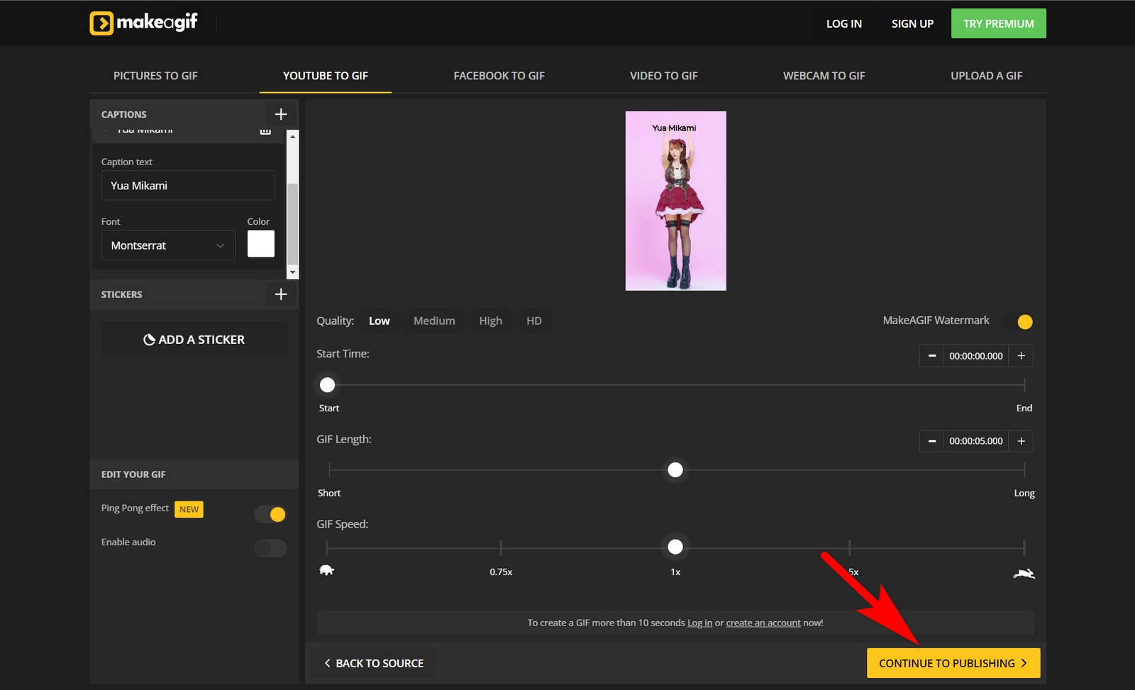 tạo ảnh gif từ video 8