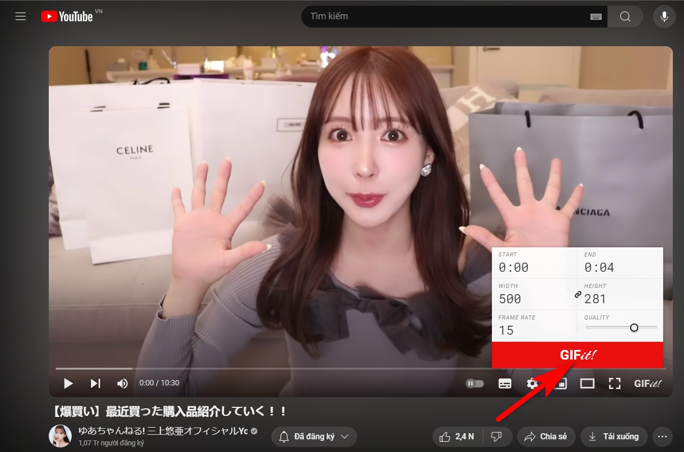 tạo ảnh gif từ video 18