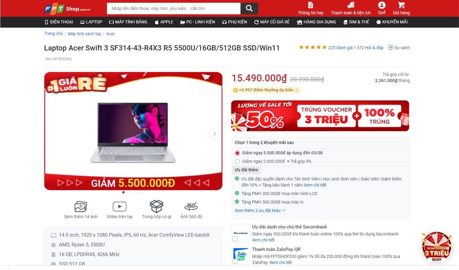 Lương về sale tới 2