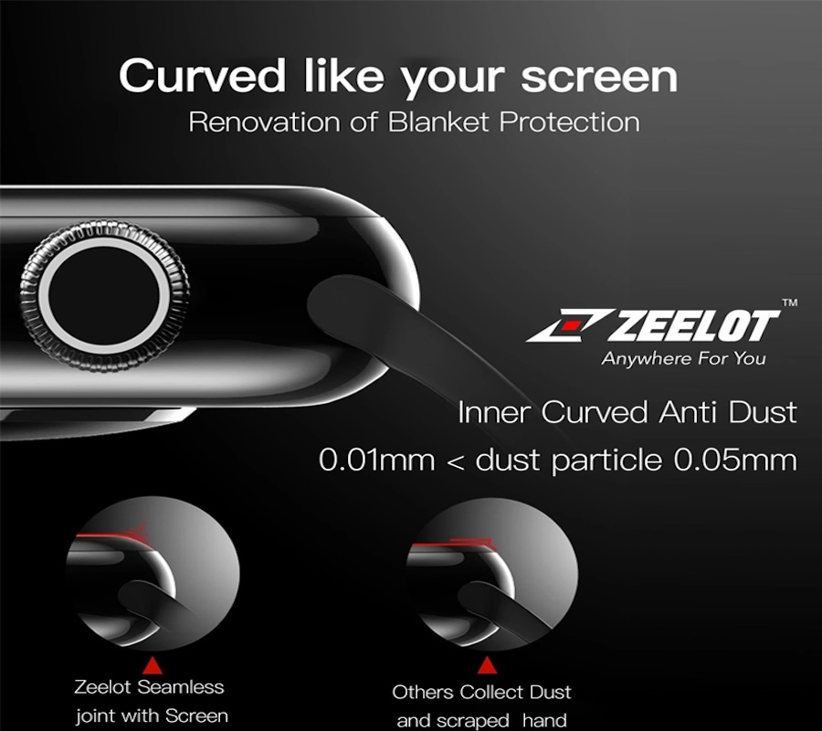 Miếng dán cường lực Zealot Nanometer Clear Full keo