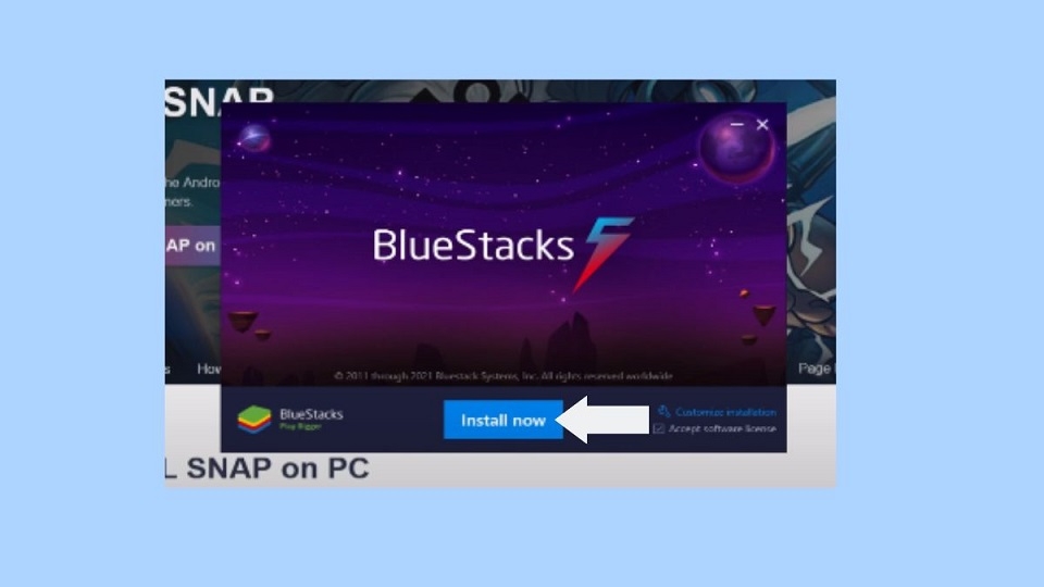 Giao diện màn hình hiển thị tại BlueStacks