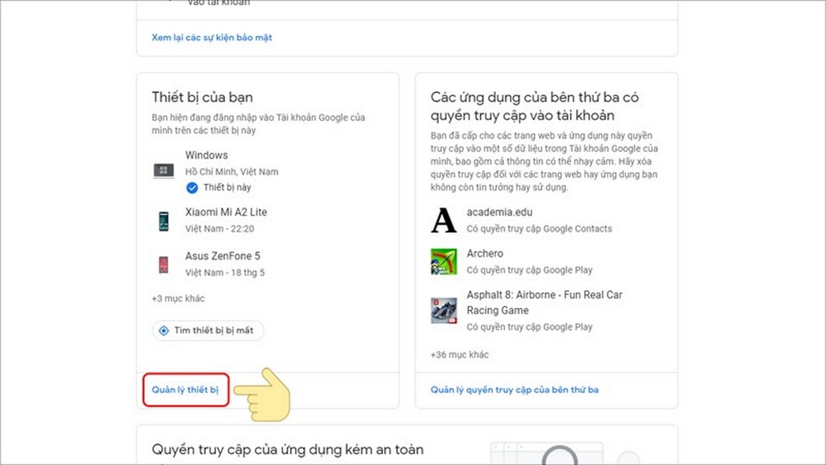cách đăng xuất tài khoản Google trên thiết bị khác - hình 3