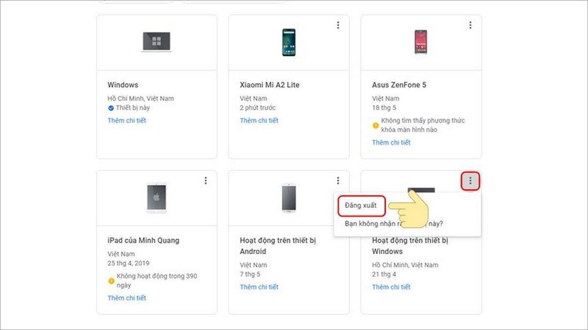 cách đăng xuất tài khoản Google trên thiết bị khác - hình 4