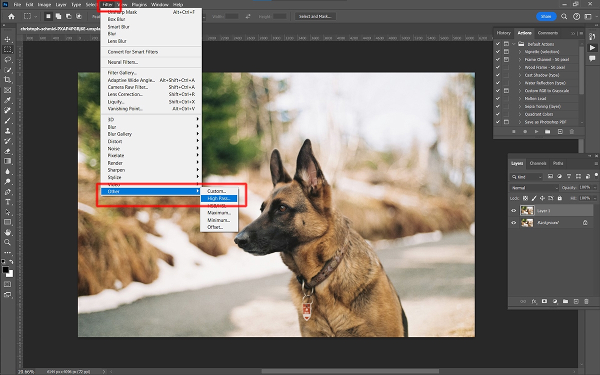 Cách làm nét ảnh trong Photoshop - hình 6