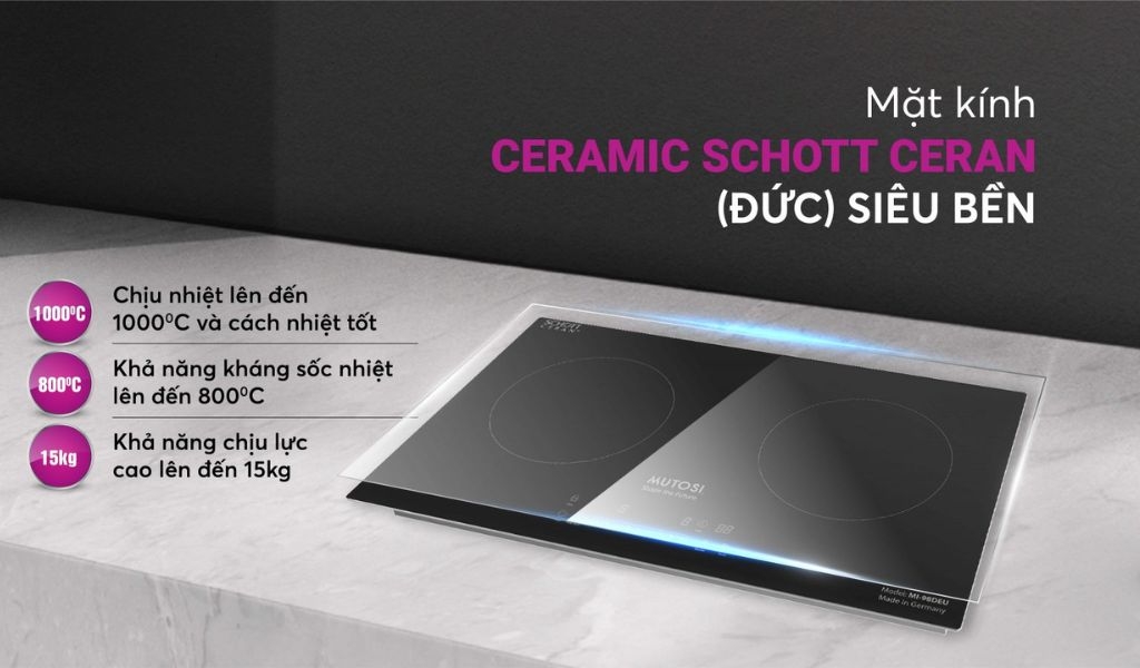 Mặt kính Schott Ceran là gì? Những đặc điểm vượt trội của chất liệu cao cấp này 4