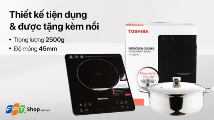 Bếp điện từ Toshiba IC-20S3PV