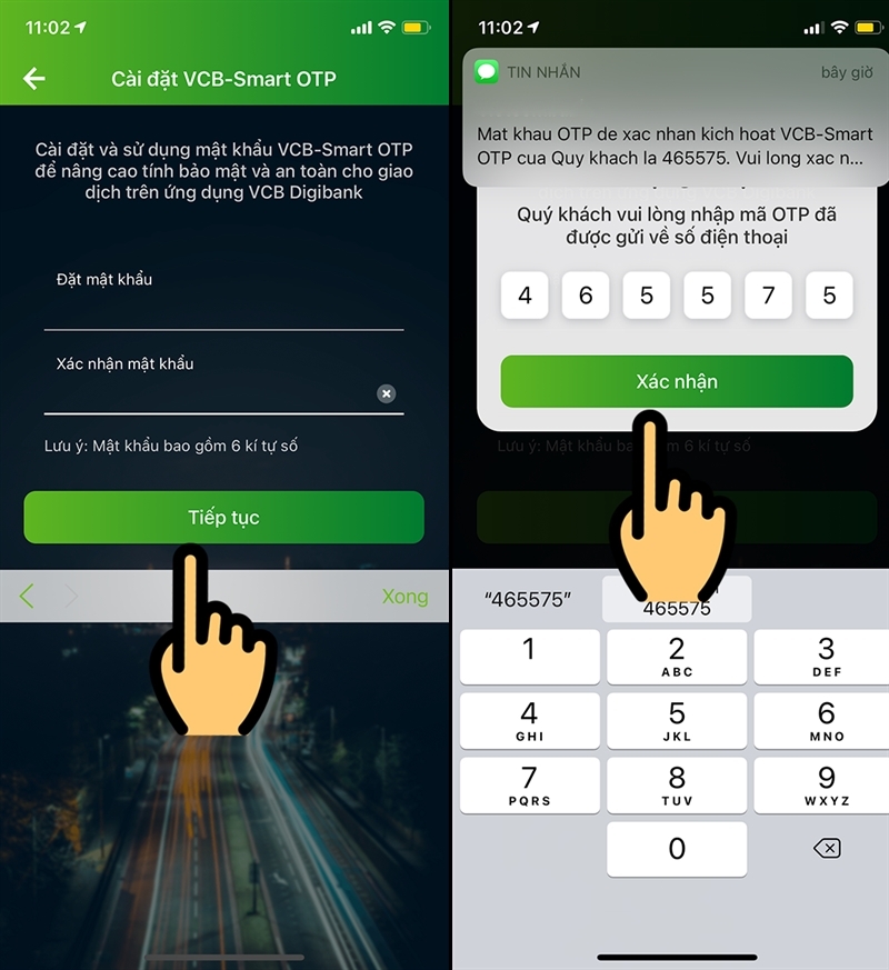 Cách lấy mã OTP (ảnh 7)