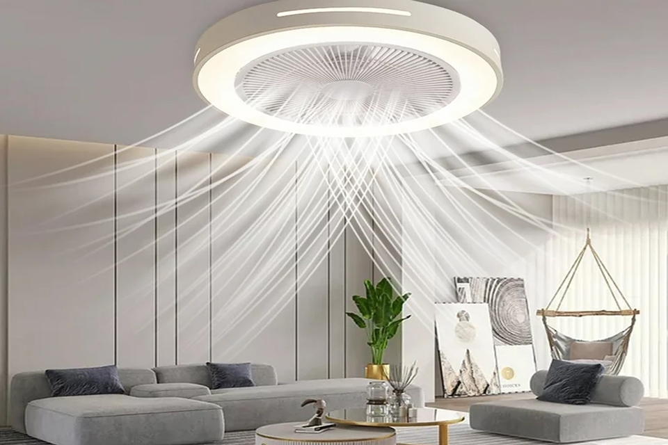 Quạt trần không cánh được ứng dụng cơ chế làm mát tiên tiến và có nhiều tính năng tiện ích.