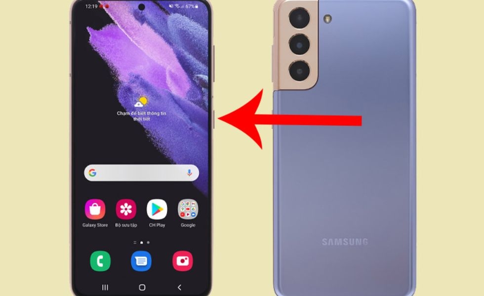 khởi động máy Android