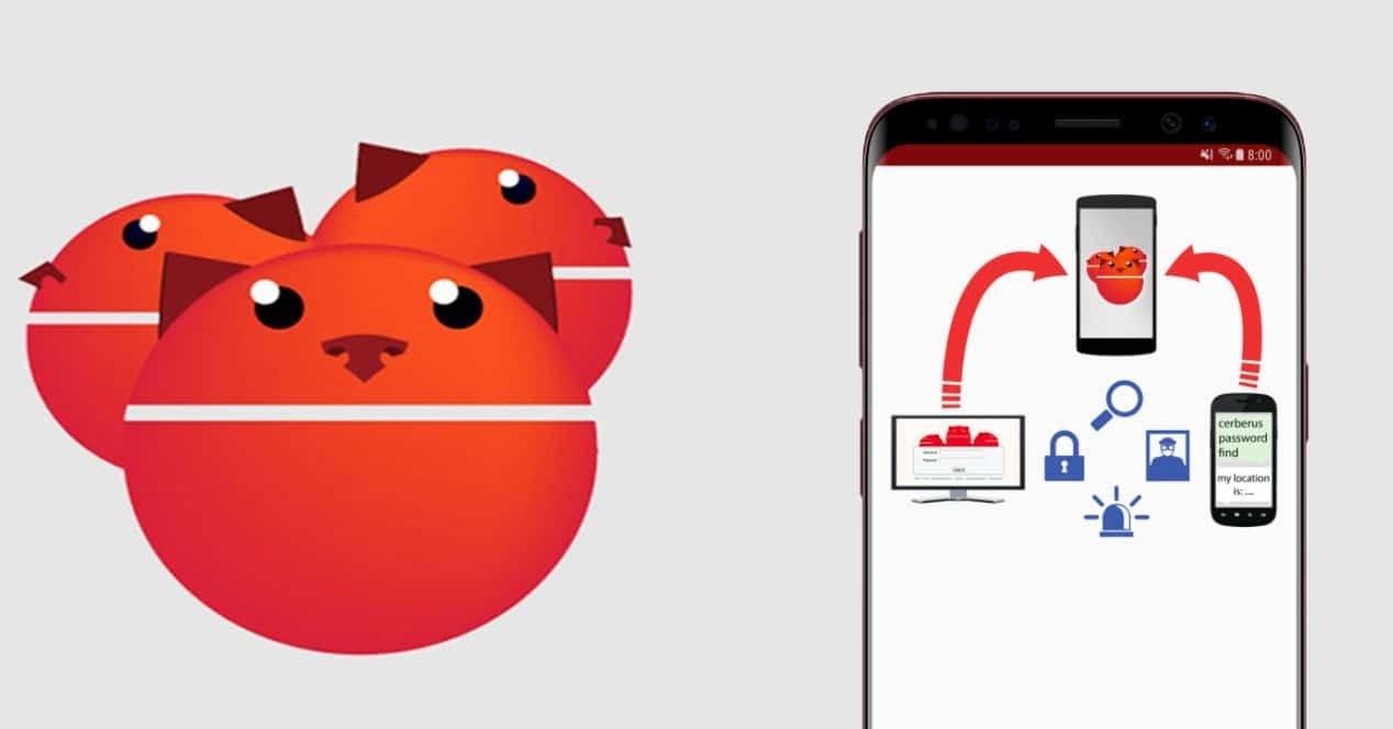 Tìm thông qua ứng dụng Cerberus anti theft
