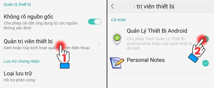 làm theo các bước sau