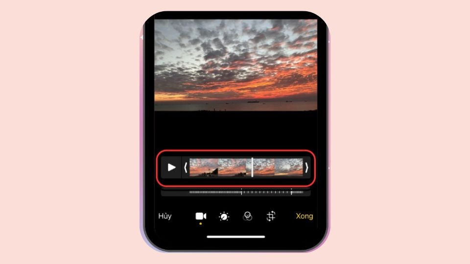 Giao diện chỉnh sửa tốc độ video