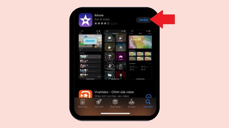 Tải ứng dụng iMovie