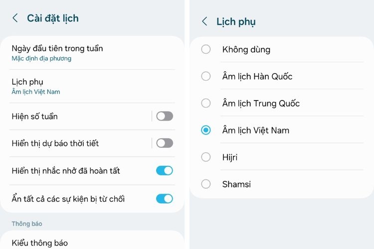 Cách hiển thị lịch âm trên màn hình khóa Android - hình 2