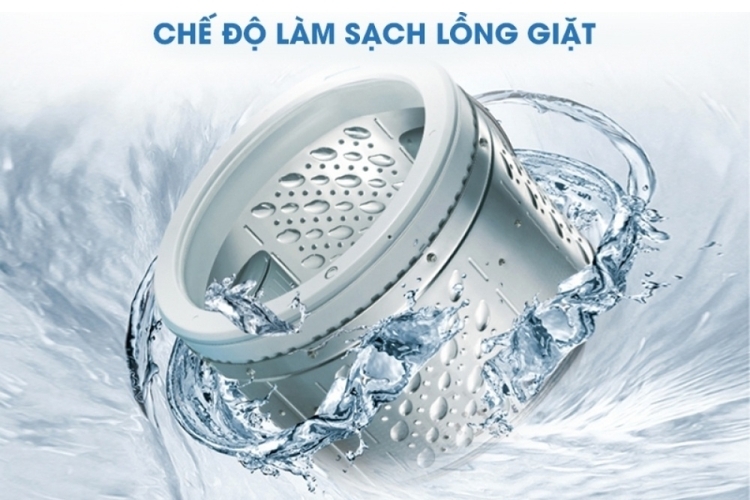 Chế độ vệ sinh lồng giặt là quá trình máy giặt sẽ tự động vệ sinh