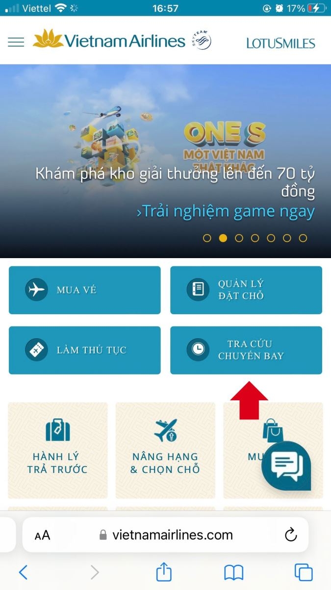 Tra cứu chuyến bay Vietnam Airlines (ảnh 2)