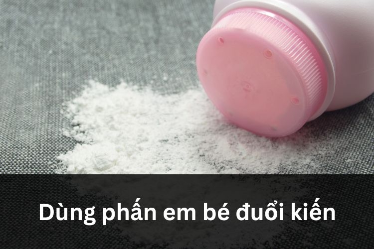 dùng phấn em bé